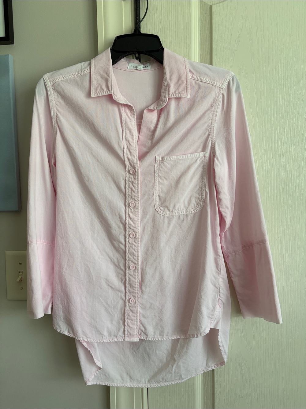 Bella Dahl Women’s Light Pink Button-Up Shirt